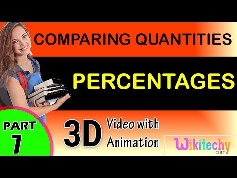 Percentages Increase And Decrease maths class 5 6 7 8 9 10 tricks shortcuts online videos cbse