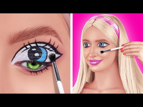 EUREKA⭐ Your Guide to Becoming a Real Doll 🤩 Spectacular Tutorials And Ideas For Barbie Make Up 💕