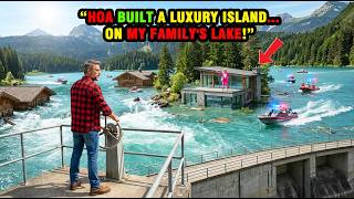 HOA Built a Luxury Island on My Family's Lake — I Opened the Dam and Exposed Everything