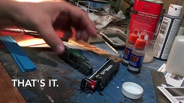 How I remove n scale locomotive shells