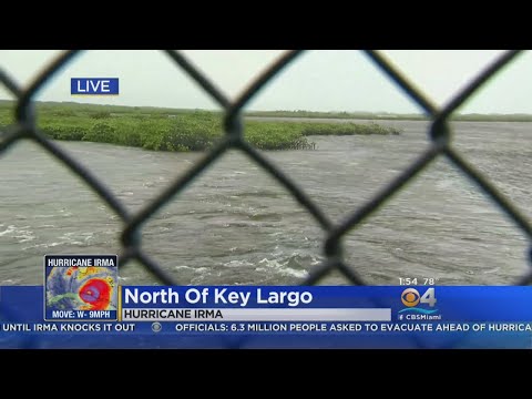Rushing Waters North Of Key Largo On Irma's Approach