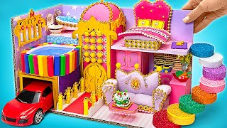 Ayo Membuat Rumah Boneka Glamor Impian dari Kardus dan Lempung ✨🏰 DIY Seru!