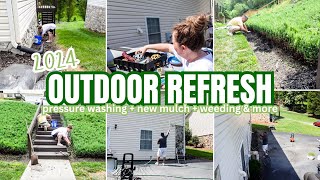 2024 OUTDOOR SUMMER REFRESH | CLEAN WITH US OUTSIDE | PREP FOR SUMMER