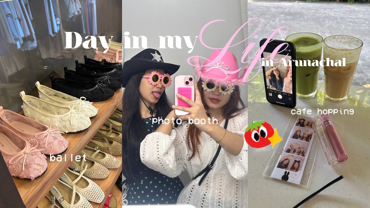 [Видеоблог]Жизнь в Аруначал-Прадеше📍|посещение кафе🍰|фотобудка🍓