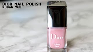 dior ruban nail polish