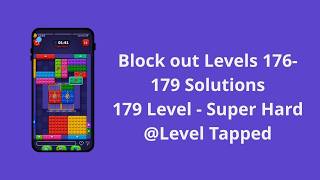 Block Out Levels 176-179 Solutions ✅ | Level 179 is SUPER HARD!