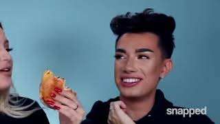 james charles being disgusted by jeffree star \& tana mongeau for 2 minutes straight   YouTube