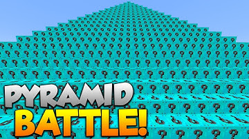 1v1v1 DIAMOND LUCKY BLOCKS PYRAMID BATTLE! - Minecraft Mods