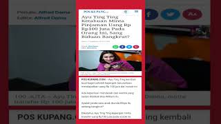 Ayu Ting Ting Ketahuan Minta Pinjaman Uang Rp.100 juta Pada Orang Ini ! #shorts