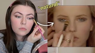 I Tried Following a 'Natural' 80s Makeup Tutorial