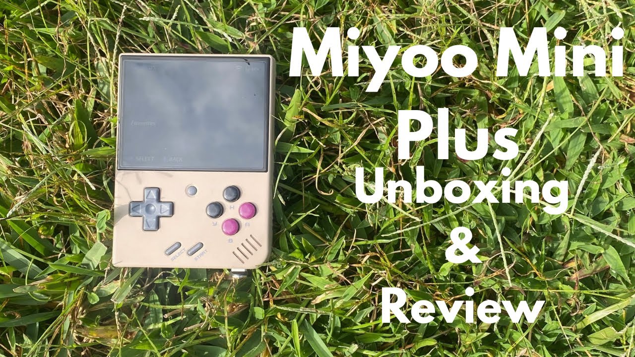 Miyoo Mini plus グレー Miyoo Mini Plus Retro Nintendo Grey - Unboxing Hand Held Console