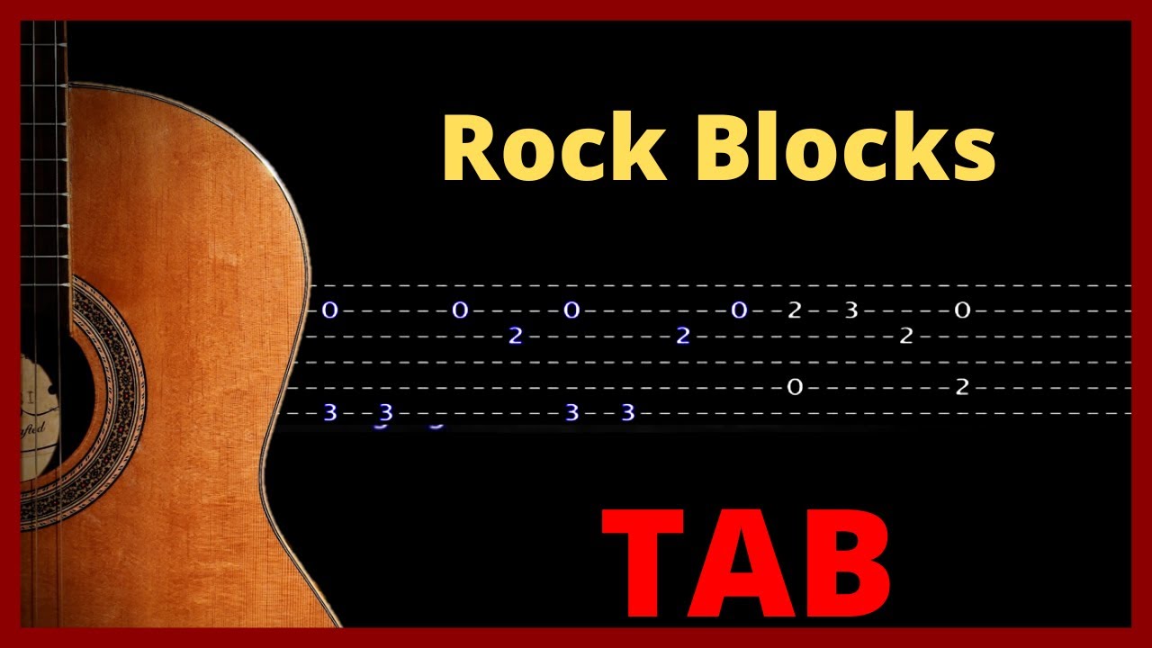 Rock Blocks FNF tutorial guitar