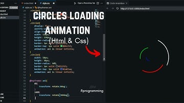 Circles loading animation [HTML & CSS] programming