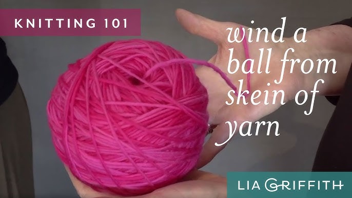 How To Wind A Yarn Ball By Hand Without Any Tools! 