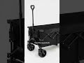 collapsible Folding Wagon Cart - 300L Capacity, 440lb Load Bearing, 7-in All