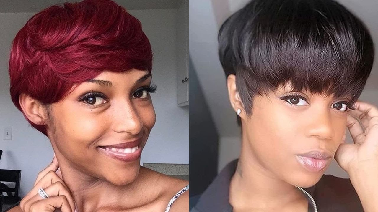  Super Cute & Chic Short Haircut Ideas for Black Ladies - YouTube