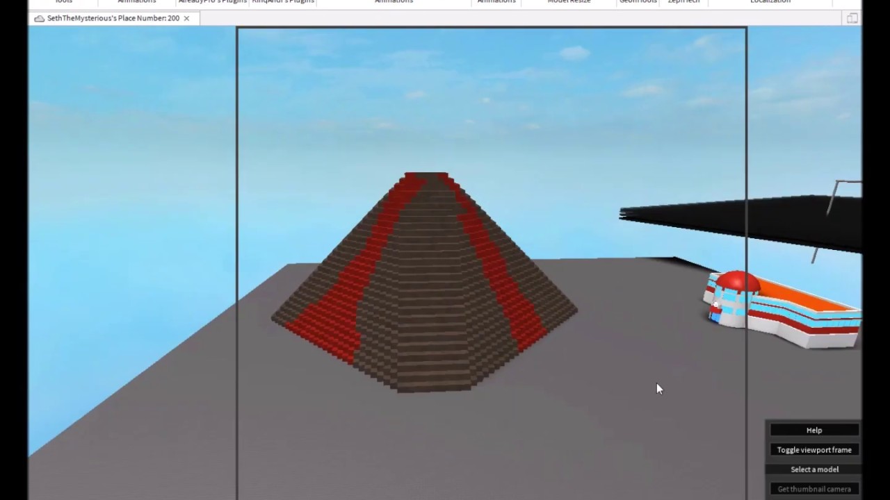 Building A Volcano In Roblox - roblox viewport frame camera