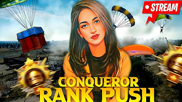 CONQUEROR PAGLU MAX 🤓 | RANK PUSH | BGMI LIVE | PUBG LIVE