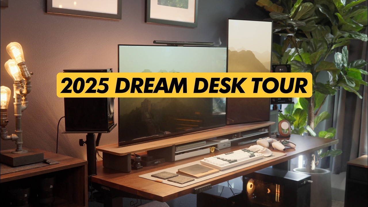 The ULTIMATE Hybrid Standing Desk Setup for 2025 (PC/Mac) - YouTube