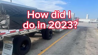 CRST Flatbed….Owner Operator Income for 2023 and fuel surcharge explained 12-29-2023￼