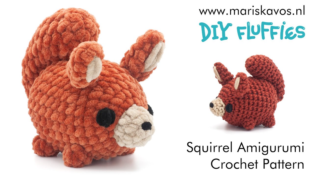 How to crochet with fluffy yarn - DIY Fluffies Amigurumi crochet