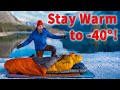 EXTREME Winter Camping SLEEP SYSTEM // Good to -40°