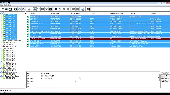 MXstudio Demo 2: Using MXstudio for Network Installation
