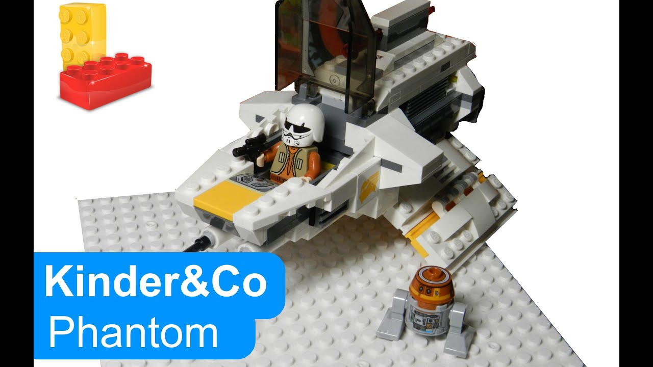 Лего Звездные Войны - Фантом. Езра Бриджер и чупер - обзор конструктора 75048