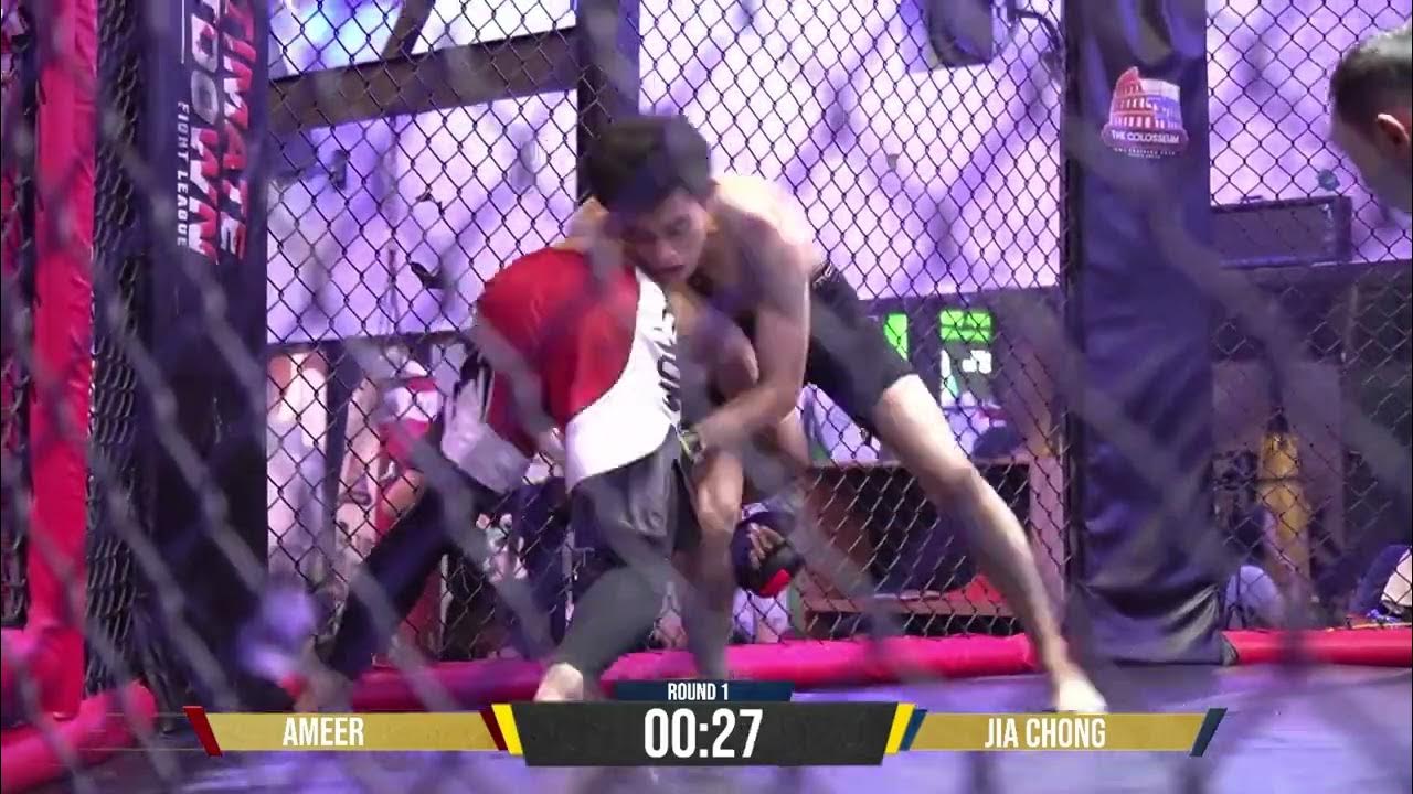 Ultimate Beatdown45 Amateur Mma Ameer Vs Jia Chong Youtube