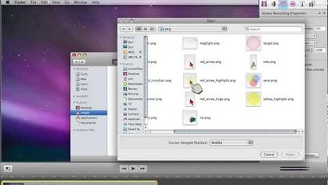 New Cursor in Screenflow