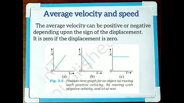 NCERT Class 11 Physics | Chapter 3 | Average velocity and speed