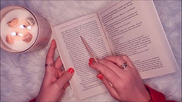 10 HOURS INAUDIBLE READING ASMR | clicky whispers, word tracing, page turning
