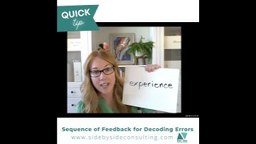 Quick Tip Video | Sequence of Feedback
