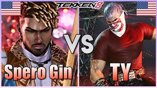 Tekken 8 ▰ Spero Gin (Eddy) Vs TY (Bryan) ▰ Ranked Matches!