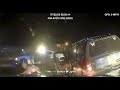 Arkansas State Police Nicholas Smith's view as trooper puts car into the wall. 08/13/22