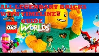 Lego Worlds All 15 Legendary Bricks Guide Timeline Inc.