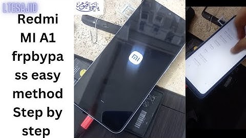 Redmi MI A1 frpbypass// easy method Step by step