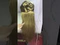 Simple yet elegant bun hairstyle for weddings, parties and#Hairstyle #BunHairstyle #ElegantBun