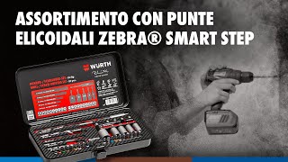 Assortimento con punte elicoidali Zebra® Smart Step in anteprima | Würth Italia