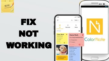 How To Fix And Solve Not Working On ColorNote App | Easy Fix