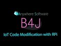 B4J - IoT Modification of Code on RPi