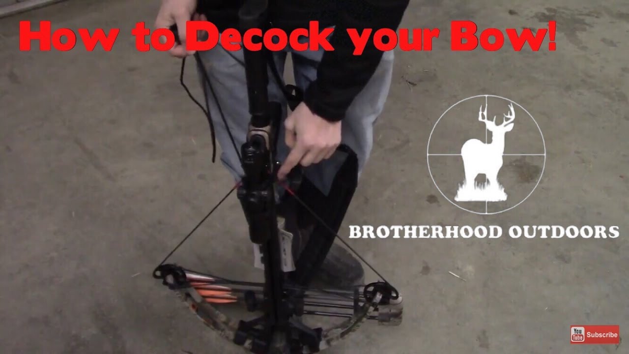 How To Decock\\Unload\\Let Off Crossbow Without Having To Fire It Off!