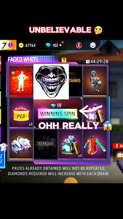 IMPOSSIBLE 🎯 WINNING SPIN 🤯 IN FADED WHEEL FREE FIRE #shorts #tgrnrz #viral #freefire #shortsfeed