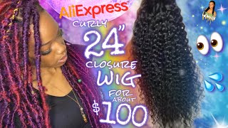 Best DEEP WAVE Lace Closure Wig On ALIEXPRESS?! 😍 feat. Cranberry Hair  | Unboxing