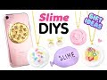 EASY 5-MINUTE DIYS Inspired by Viral Slimes!! DIY Slime Phone Case, Squishies & Xmas Gift Ideas!