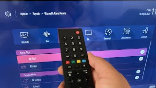 Arçelik Televizyonda Kanal Arama Ve Silinen Kanalları Geri Getirme