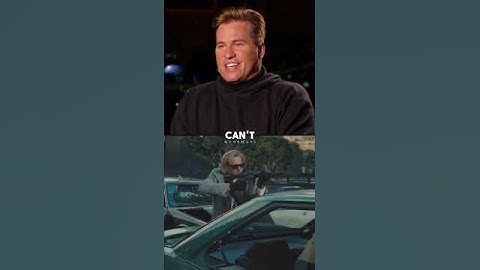 Val Kilmer on his iconic shootout scene! #shorts