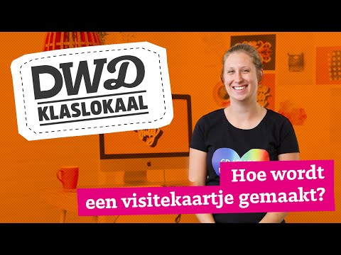 Video: Hoe U Het Formaat Van Uw Visitekaartje Kiest