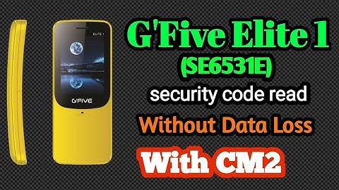 How to read Security code GFive Elite 1 without data loss by cm2|Gfive Elite1 password reset in URDU