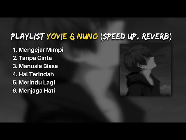 PLAYLIST YOVIE & NUNO (SPEED UP, REVERB) TIKTOK VERSION class=